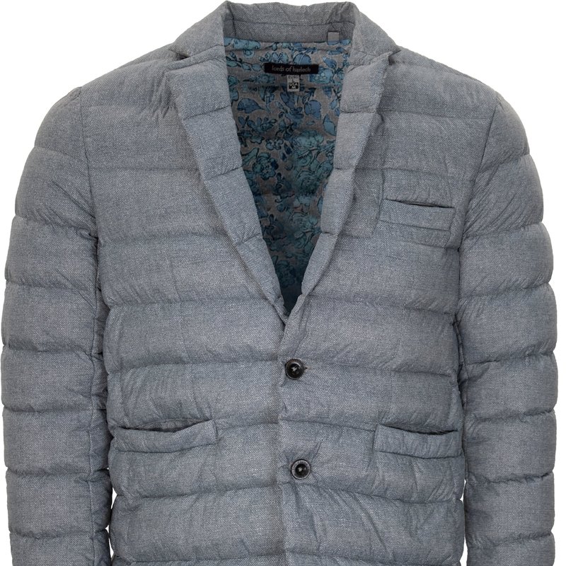 Lords Of Harlech Winston Down Flannel In Grey