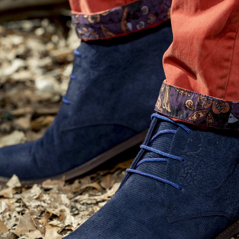 Lords Of Harlech Woodchuck Chukka Boot In Dawn In Blue