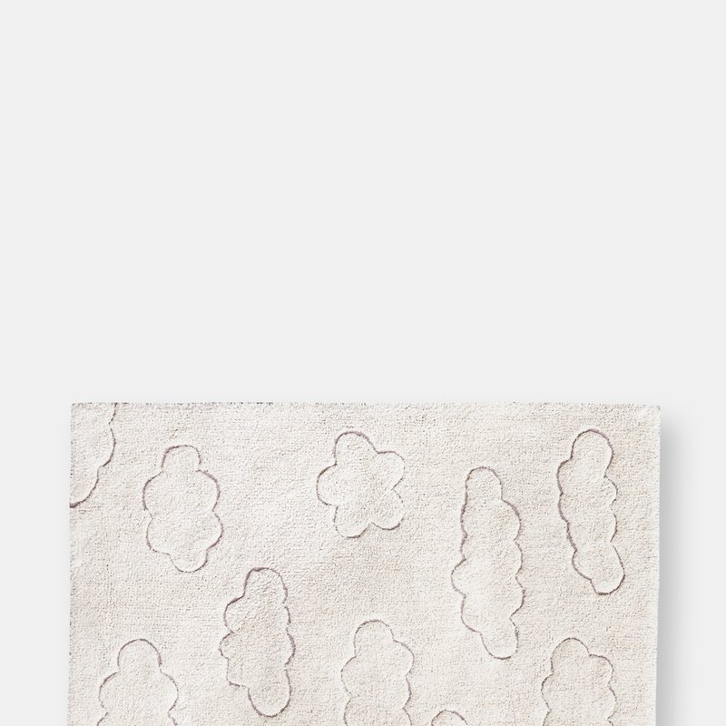 Lorena Canals Clouds Rugcycled Washable Rug, Natural In White