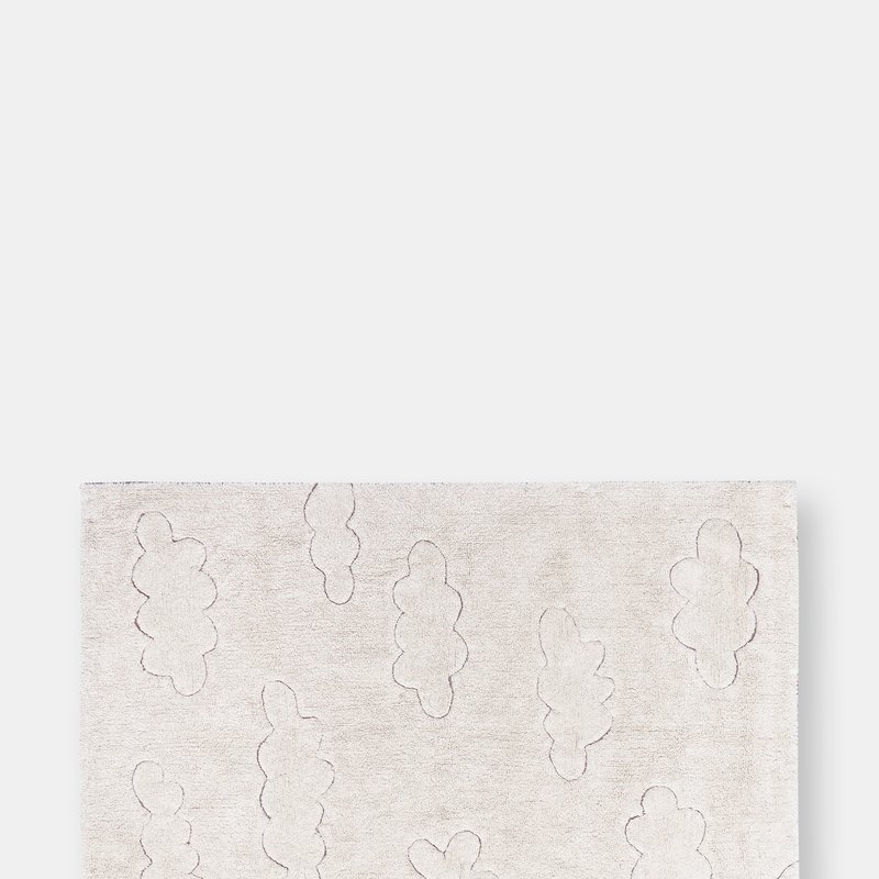 Lorena Canals Clouds Rugcycled Washable Rug, Natural In White