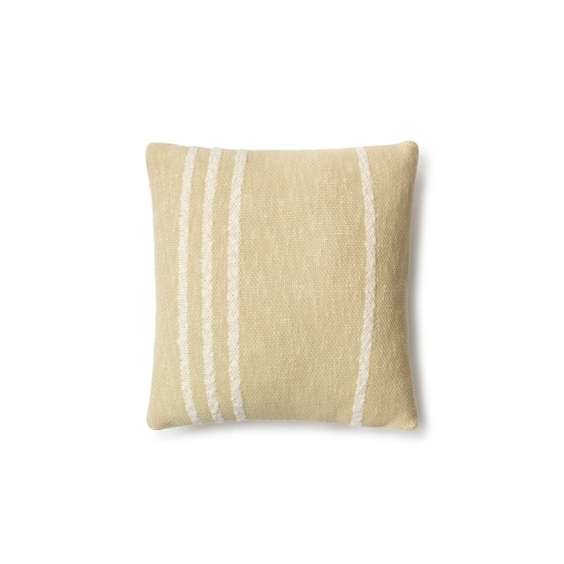 Lorena Canals Duetto Cushion, Olive In White