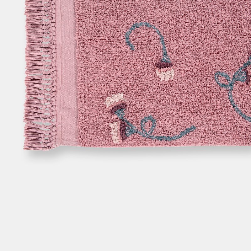 Shop Lorena Canals English Garden Washable Rug, Ash Rose In Pink