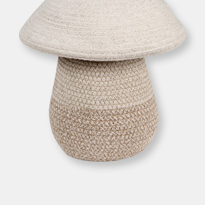 Lorena Canals Mini Mushroom Basket, Natural/ivory In Brown