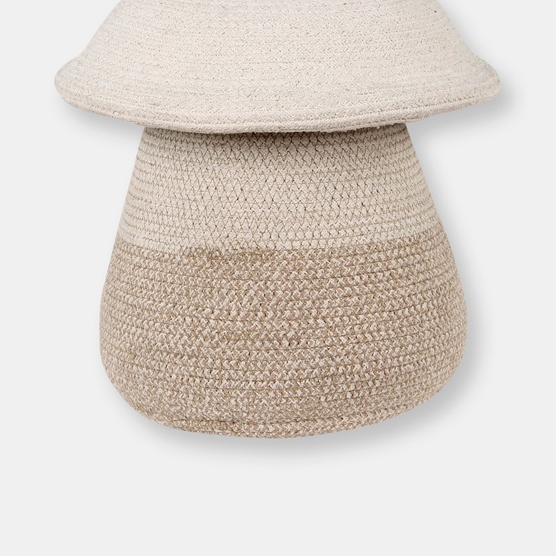 Lorena Canals Mini Mushroom Basket, Natural/ivory In Brown