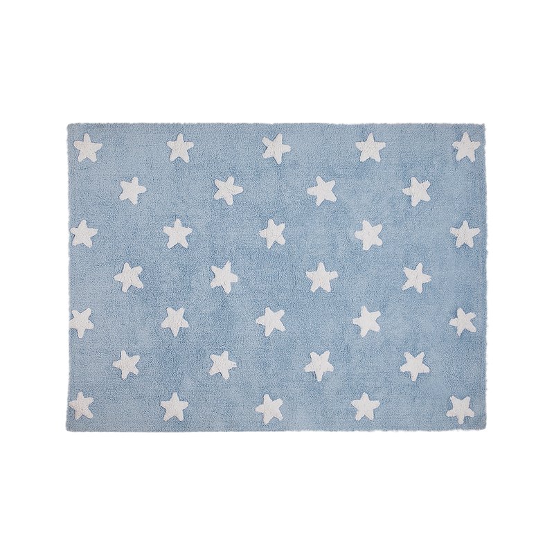 Lorena Canals Stars Washable Rug In Blue
