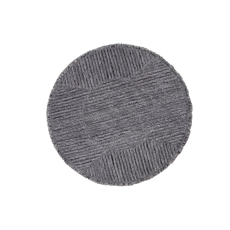 Lorena Canals Woolable Rug Black Tea In Grey
