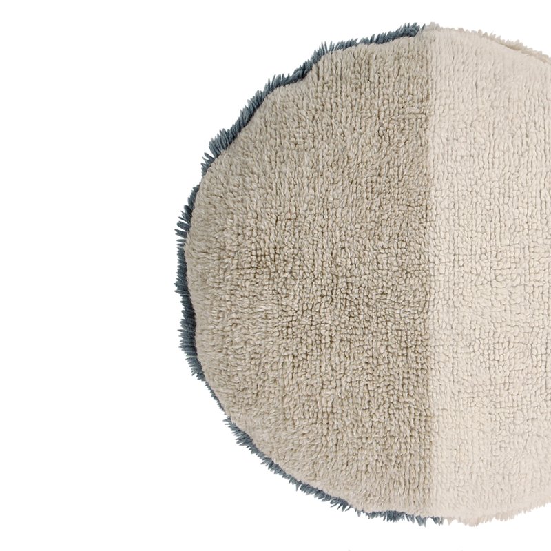 Shop Lorena Canals Woolable Rug Woolable Floor Cushion Sun Rays In Grey