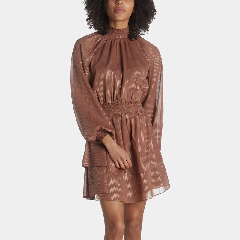 Shop Lost + Wander Downtown Lights Mini Dress In Brown