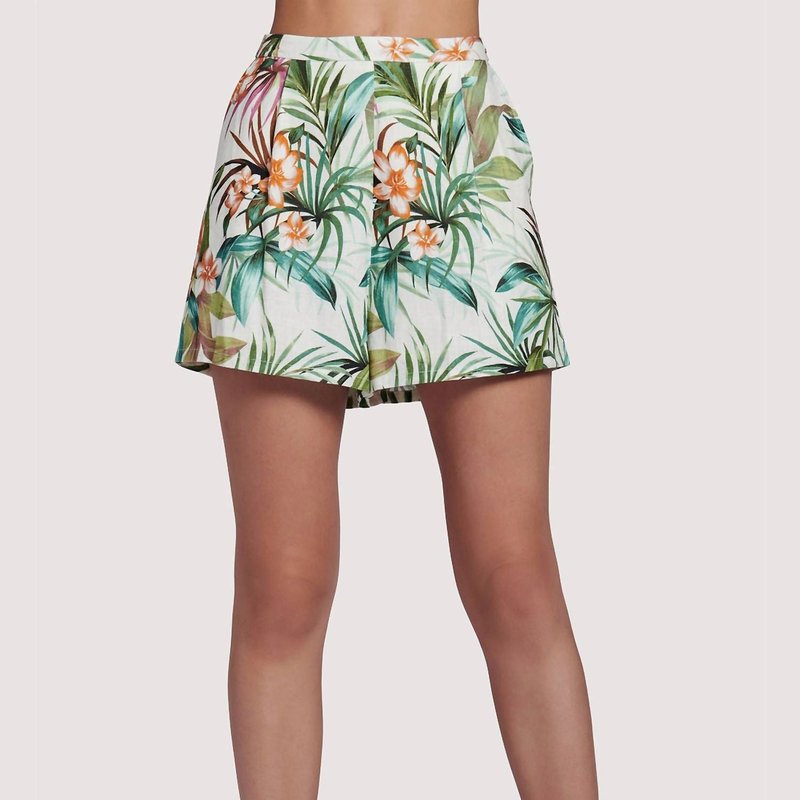 Shop Lost + Wander Paradise Isle Shorts In Tropical Floral In Green