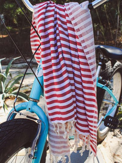 LOUKA GOLD The Darwin Towel - Red product