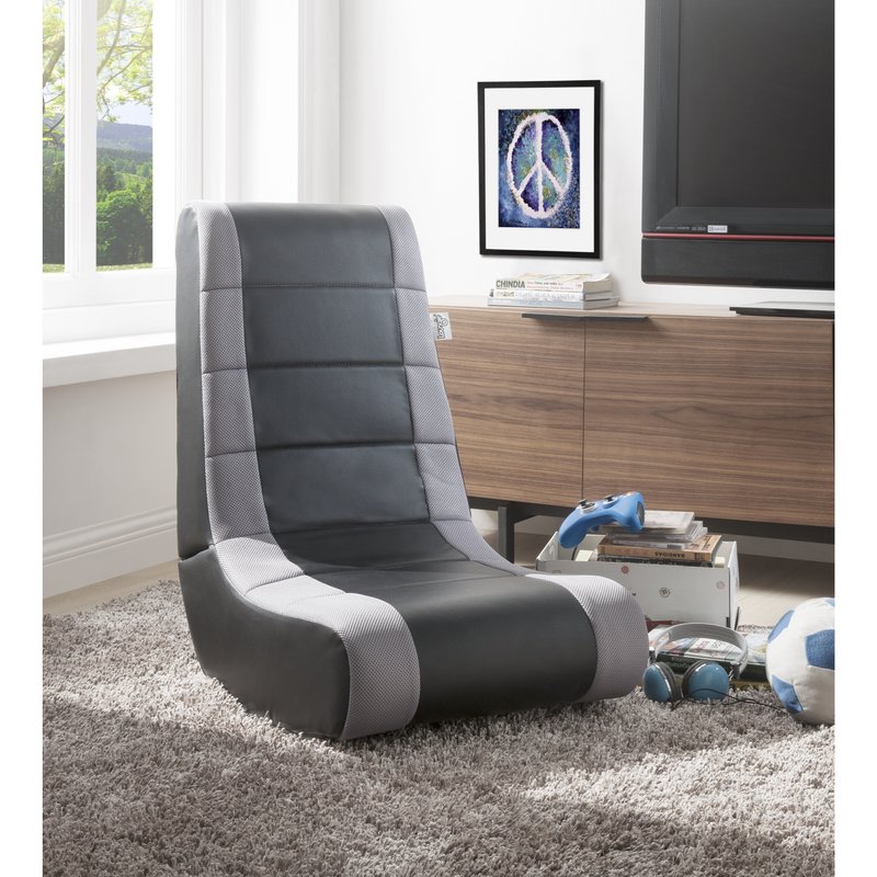 Loungie Rockme Gaming Chair In Grey