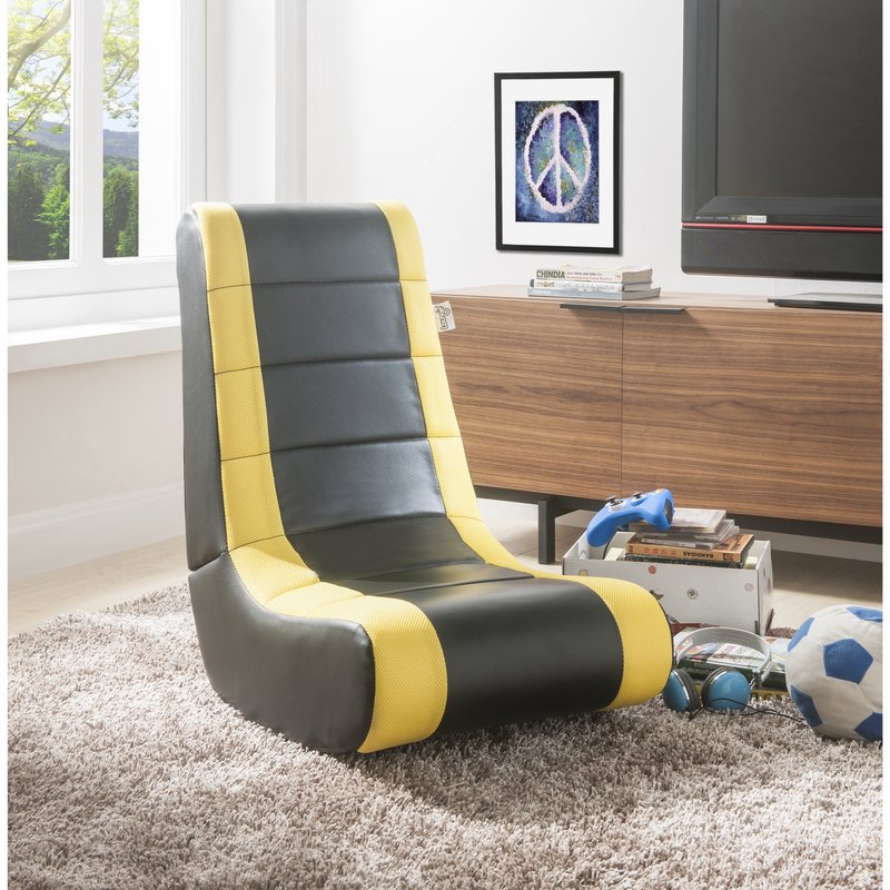 Loungie Rockme Gaming Chair In Yellow