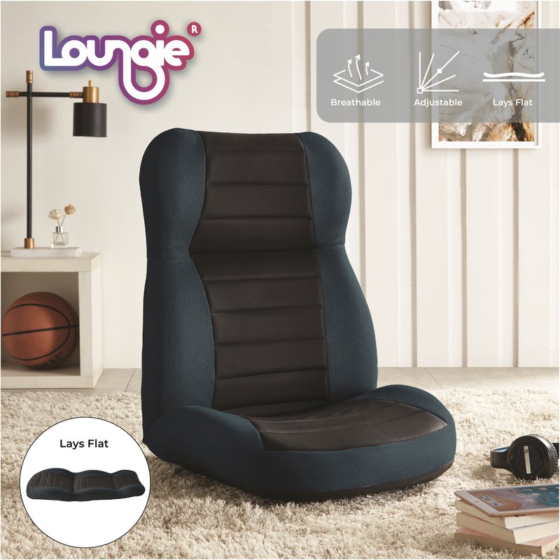 Loungie Snow Recliner/floor Chair In Blue