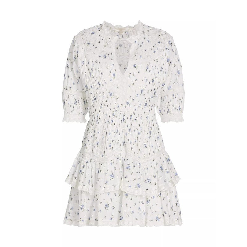 Love Moschino Love Shack Fancy Women's Clovis Floral Mini Dress In White