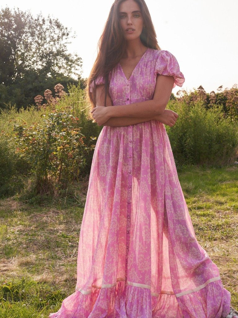LOVESHACKFANCY Mulberry Sunrise Briony Dress | Verishop