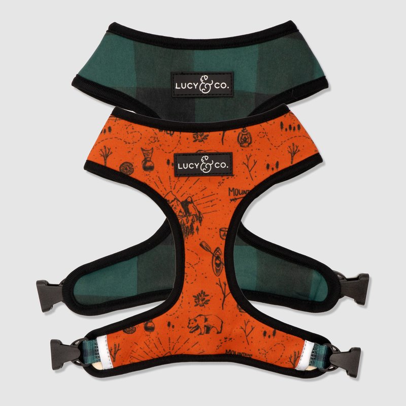Lucy And Co Lucy & Co. The Let's Adventure Reversible Harness In Green