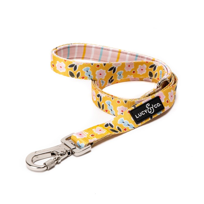 Lucy And Co Lucy & Co. The Little Lamb Leash In Yellow