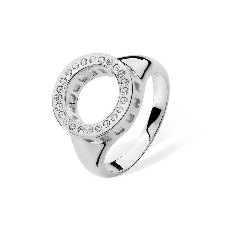 Shop Lucy Quartermaine Art Deco Halo Ring In Grey