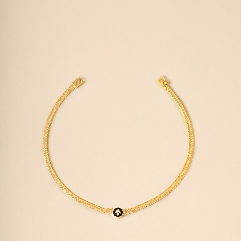 Luna Merdin Alka Chain Necklace In Gold