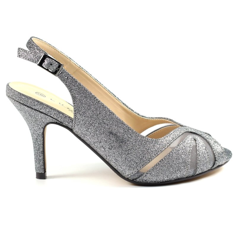 Lunar Womens/ladies Sariyah Sling Back Court Shoes In Grey
