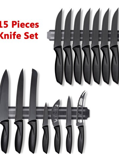 Lux Decor Collection 15-Piece Kitchen Knife Set product