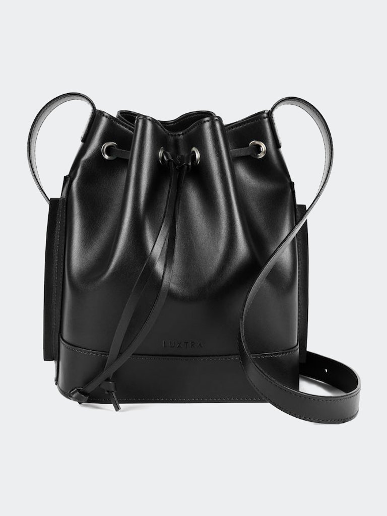 Black Bucket Bag | The Daphne - Black