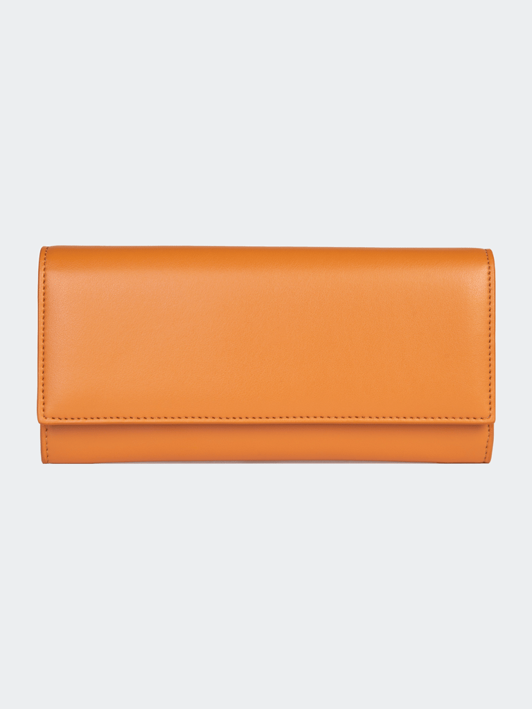 Pumpkin Continental Wallet - Orange