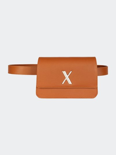 LUXTRA Toffee Brown Belt Bag | The Zaha product