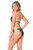 Anna Bikini Top Croco Reversible And Seamless