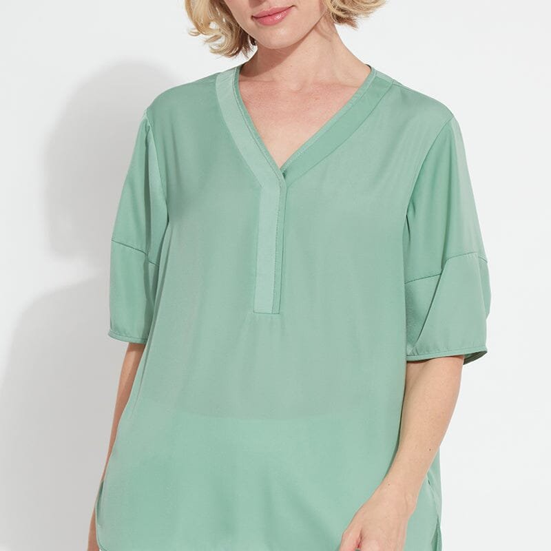 Shop Lyssé Musette Pullover Top In Green