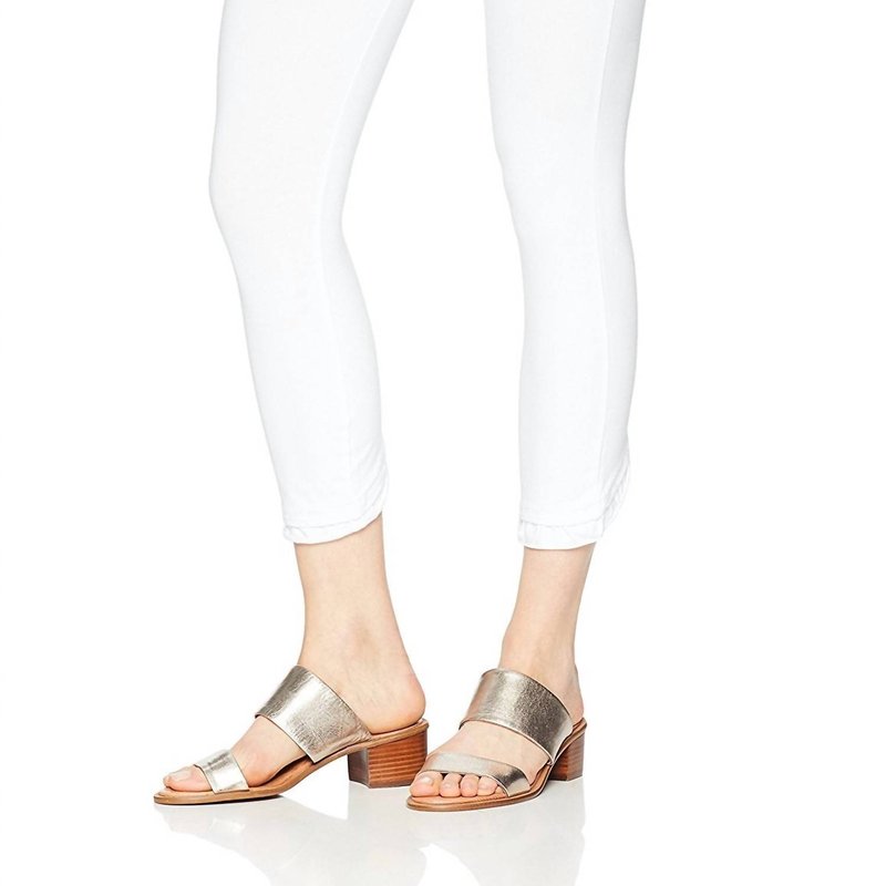 Shop Lyssé Ultrasuede Legging With Knee Seam Detail In White