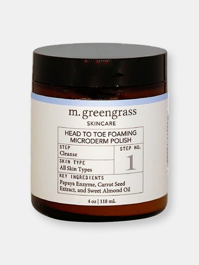 M.Greengrass Head To Toe Foaming Microderm Polish | Step 1 product