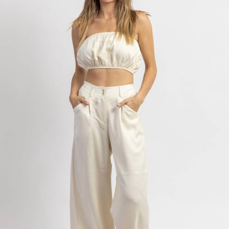 Shop Mable Let's Bounce Bubble Top Set In White