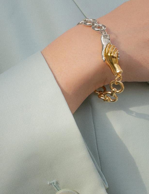Mle Gentlewoman's Agreement™ Bracelet In Duet In Gold