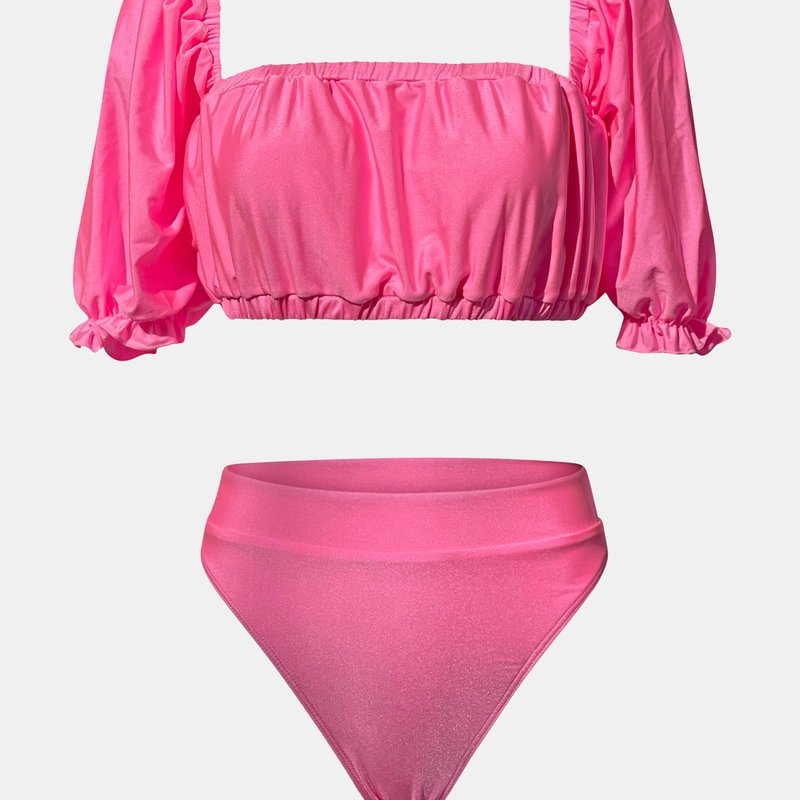 Madeleine Simon Studio Hawaii Ca 89 Swimsuit In Pink