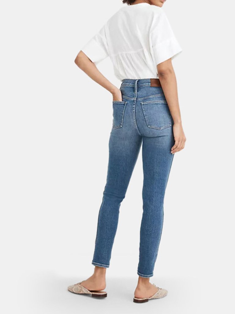 10'' High Rise Ankle Length Skinny Jeans