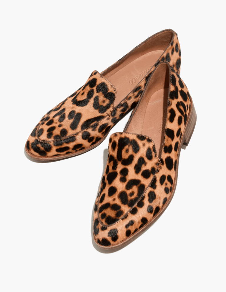 Frances Leather Loafer - Leopard