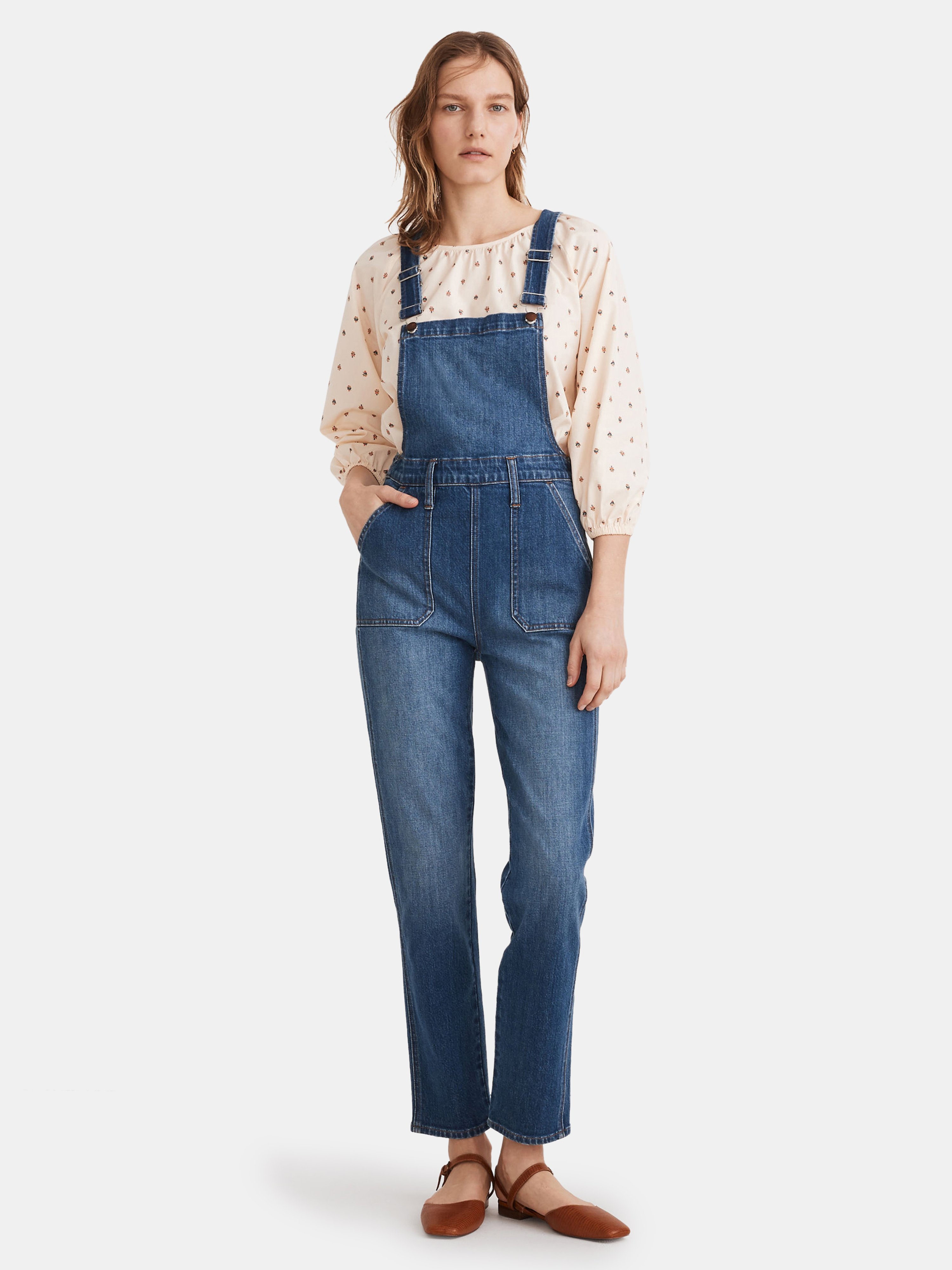 Madewell MADEWELL STOVEPIPE FULL LENGTH STRAIGHT FIT OVERALLS