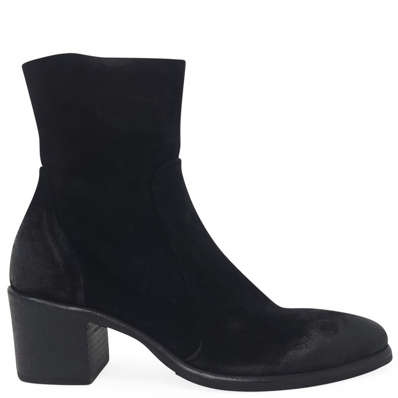 Madison Maison Black Suede Ankle Boot