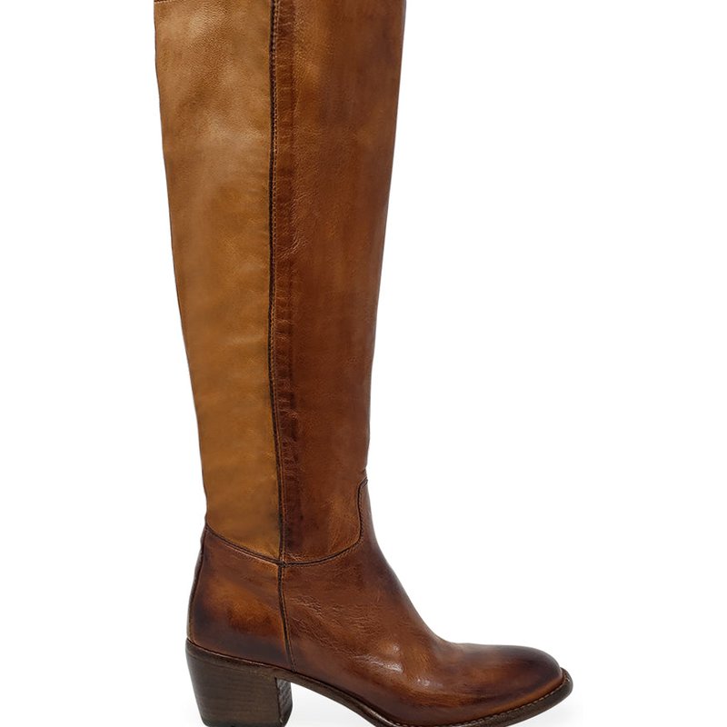 Shop Madison Maison Cognac Knee High Boot In Brown