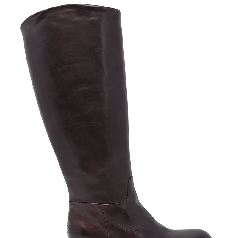 Madison Maison Mid Brown Flat Knee High Boot