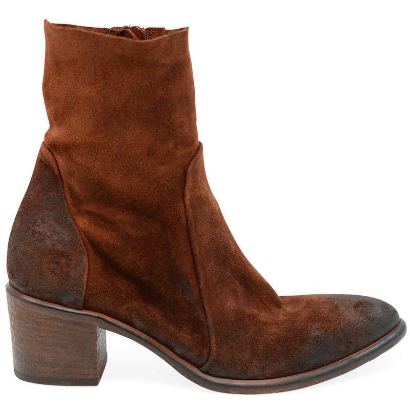 Shop Madison Maison Tan Suede Ankle Boot In Brown