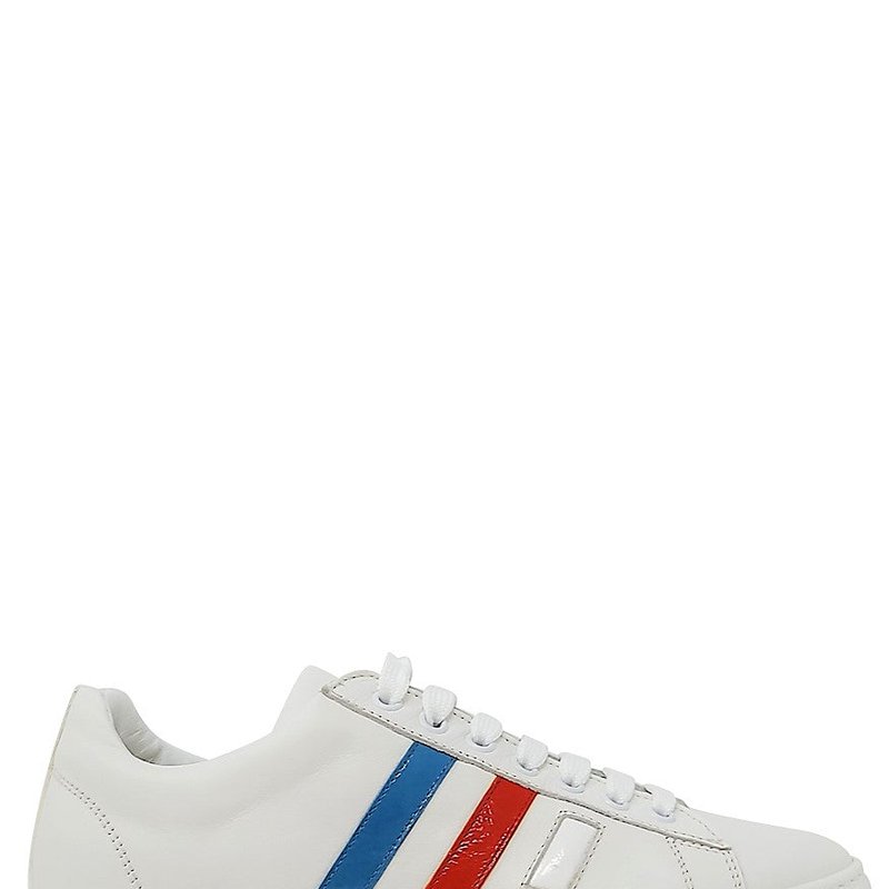 Madison Maison White Leather 3 Stripe Womens Sneaker
