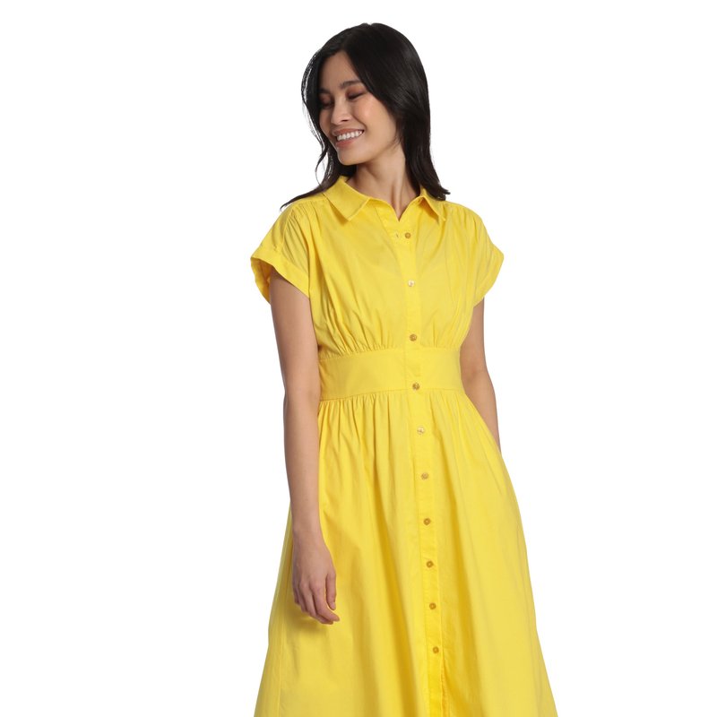 Maggy London Pia Dress In Yellow