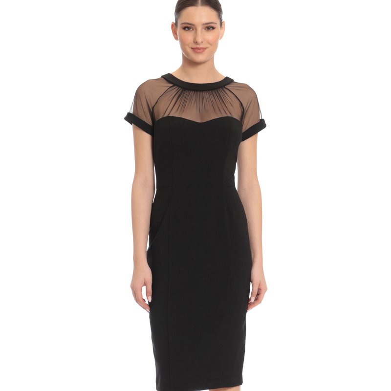 Maggy London The Illusion Dress In Black