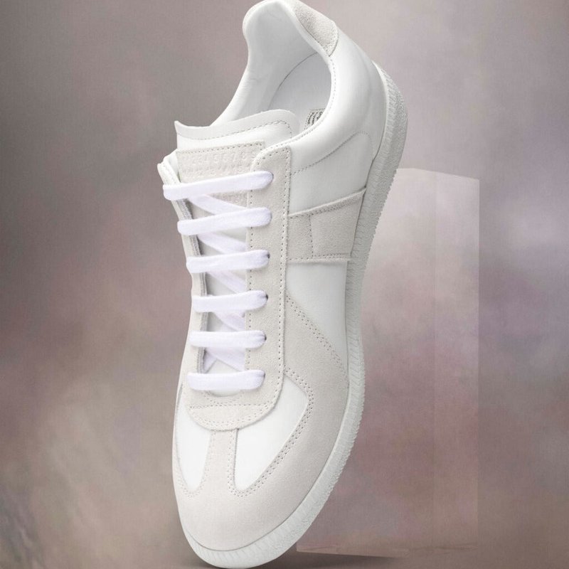 Shop Maison Margiela Off-white Replica Sneakers