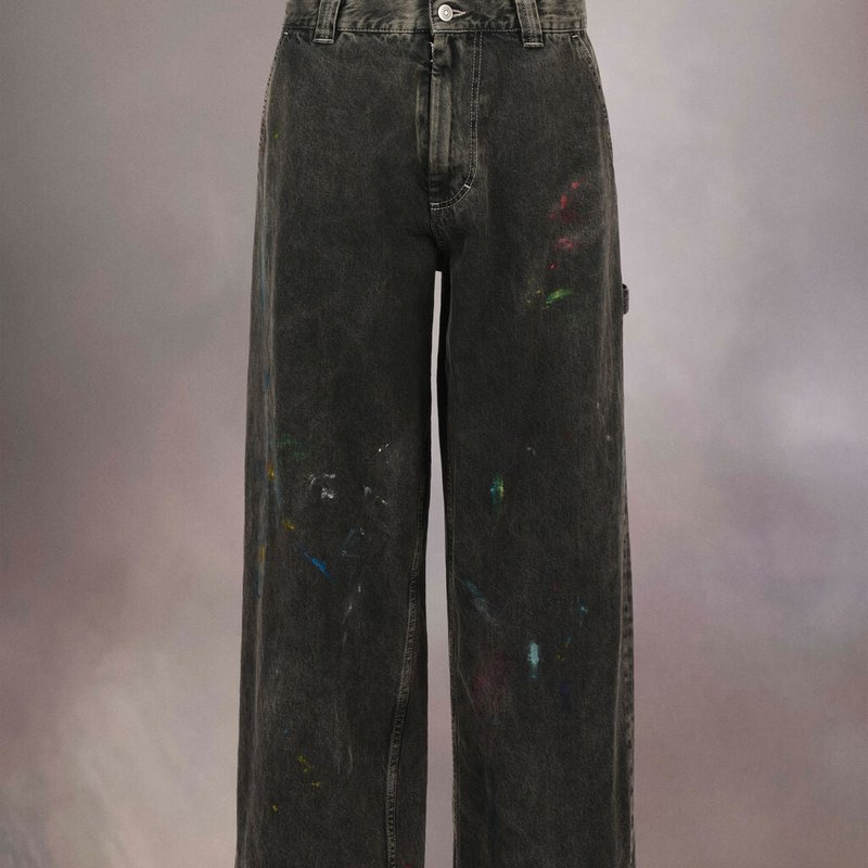 Maison Margiela Pant Jeans In Black