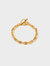 7mm Chain Link Bracelet - 14k Gold Plated