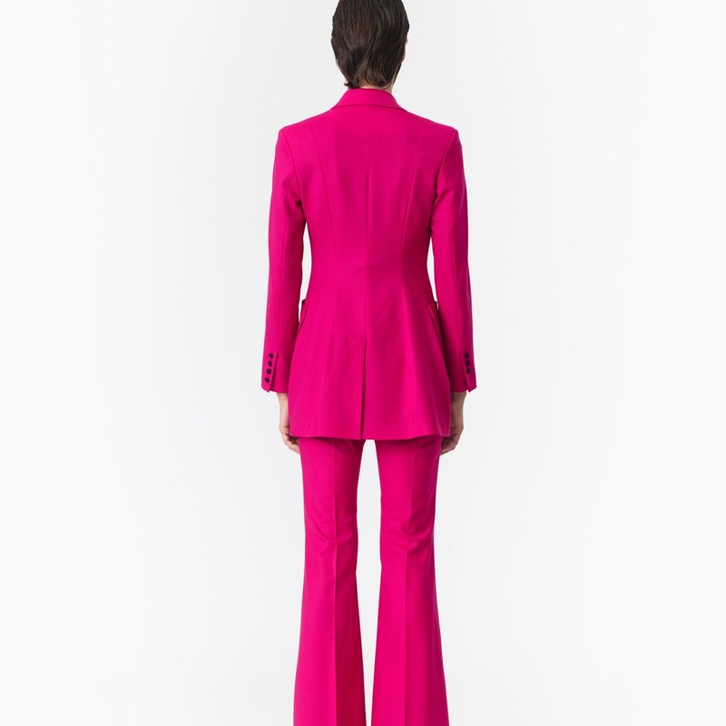 Marcell Von Berlin Hot Pink Fitted Suit Blazer