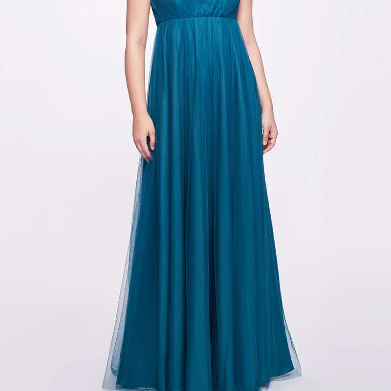 Marchesa Bridesmaids Isernia Dress In Blue